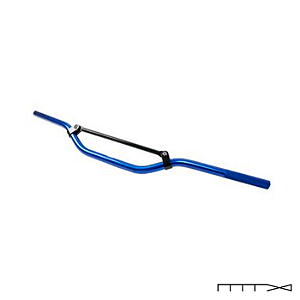 Guidão Trw Lucas - off-Road Medium - Azul - 22 Mm