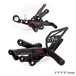 Kit de Pedaleira Ajustavel Trw (Preto) - Yzf R1 07-08