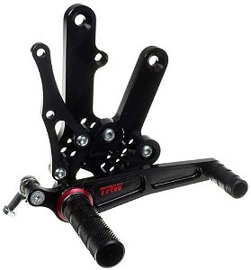 Kit de Pedaleira Ajustavel Trw (Preto) - Yzf R6 06+
