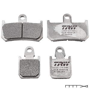 Pastilha de Freio Dianteira Carbono - Yamaha R1 2007 - 2014 - TRW