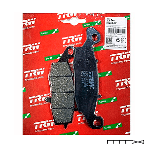 Pastilha de Freio Dianteira/Traseira Trw Lucas - Kawasaki / Suzuki