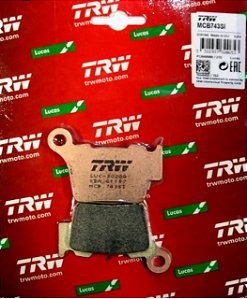 Pastilha de Freio Sinterizada Off Road Traseira TRW - Aprilia,  BMW, Gas Gas, Husqvarna e KTM