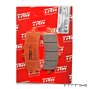 Pastilha de Freio Sinterizada Racing Dianteira TRW- Aprilia, Benelli, Ducati, Husqvarna, Kawasaki, KTM, Suzuki e Triumph