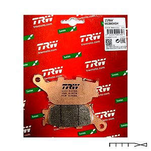 Pastilha de Freio Sinterizada Traseira TRW - Diversos Mods. Honda/ Kawasaki/ Suzuki/ Triumph e Yamaha