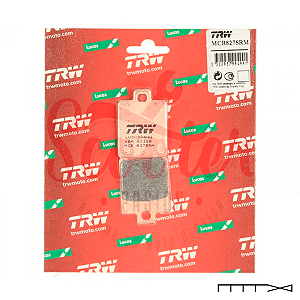 Pastilha de Freio Traseira - Modelos Gilera & Piaggio - TRW
