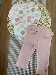 CONJUNTO BODY E CALÇA ANJOS - GATINHO