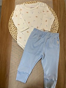 CONJUNTO CALÇA E BODY ANJOS BABY - MINI URSINHO