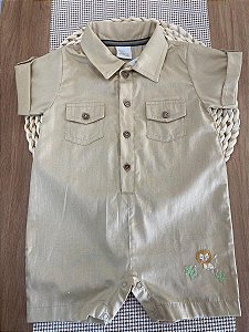 ROMPER LISO ANJOS BABY - SAFARI