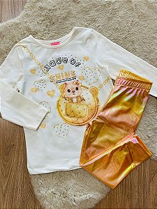 CONJUNTO BLUSA E LEGGING CINTI