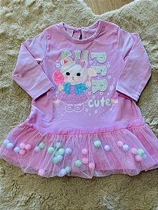 VESTIDO MALHA MANGA LONGA CINTI