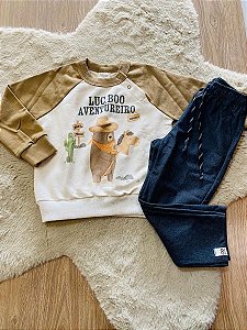 CONJUNTO MOLETOM LUC.BOO