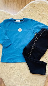 CONJUNTO CAMISETA E CALÇA LUC.BOO