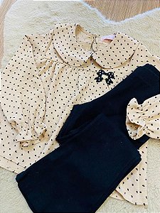 CONJUNTO BATINHA E CALÇA FLARE KUKIÊ