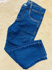 CALÇA JEANS MASCULINA TRAJADINHOS (4 AO 8)