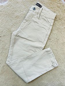 CALÇA SARJA MASCULINA TRAJADINHOS (4 AO 8)