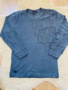 CAMISETA MANGA LONGA LUC.BOO - TAM 4 AO 10