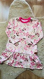 VESTIDO MOLECOTTON CINTI - TAM 1 AO 3