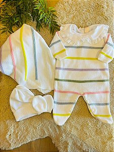 SAÍDA MATERNIDADE TRICOT MINI LADY