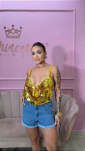 SHORT JEANS COM CINTO