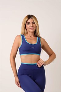 CROPPED FIT JESS AZUL MARINHO