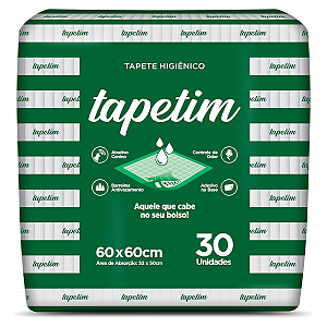 Tapete Higiênico Tapetim Great Pets 60x60cm 30un