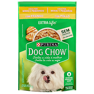 Ração Úmida Dog Chow Para Cães Adultos Mini e Pequenos Frango 100g