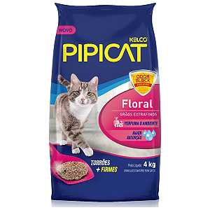 Areia Higiênica Pipicat Floral Odor Block