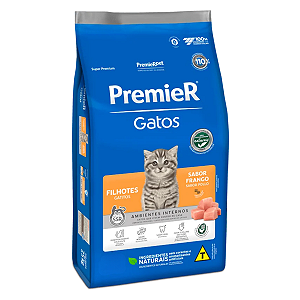 Ração Premier Ambientes Internos Gatos Filhotes Frango