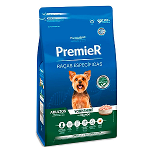 Ração Premier Raças Específicas Para Cães Yorkshire Adultos Sabor Frango