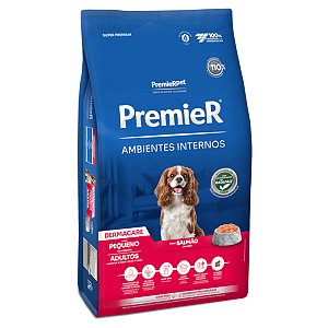Ração Premier Pet Dermacare Ambientes Internos Cães Adultos Porte Pequeno Salmão