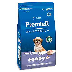 Ração Premier Raças Específicas Para Cães Shih Tzu Filhotes Sabor Frango