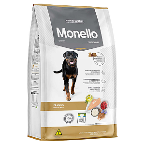 Ração Seca para Cães Adultos Monello Tradicional Frango