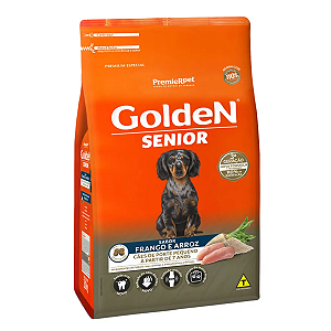 Ração Golden Fórmula Sênior Para Cães Porte Pequeno Frango e Arroz