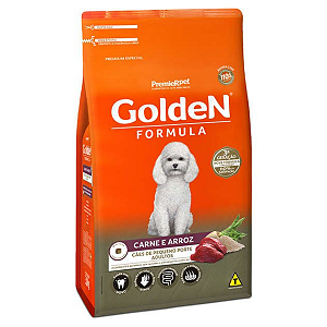 Ração Golden para Cães Adultos de Raças Pequenas Carne e Arroz