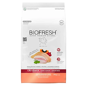 Ração Biofresh Cães Sênior Raças Pequenas e Minis