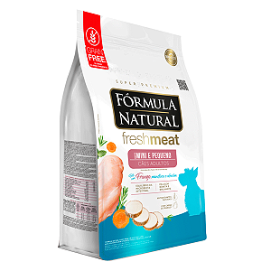 Ração Fórmula Natural Fresh Meat Cães Adultos Mini e Pequeno Frango 10,1kg pac. Indiv. de 505g