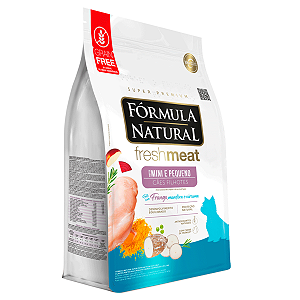 Ração Fórmula Natural Fresh Meat Cães Filhotes Portes Mini e Pequeno Frango 7kg pac. Indiv. de 505g