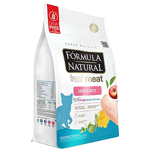 Ração Fórmula Natural Fresh Meat Gatos Filhote Frango 10,1kg pac. Indiv. de 505g