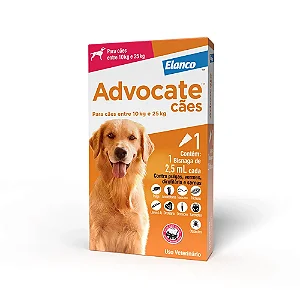 Antipulgas Advocate Cães 10 a 25kg