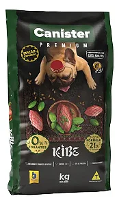 Ração Canister Premium Para Cães Adultos Sabor Kibe 15kg