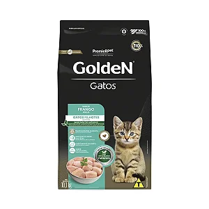 Ração Golden Gatos Filhotes Sabor Frango 10,1 kg
