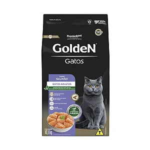 Ração Golden Gatos Adultos Salmão 10,1kg