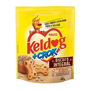 Biscoito Keldog +Crock Integral Kelco 400g