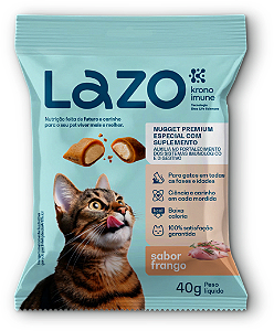 Nuggets para Gatos Sabor Frango - 40g Lazo