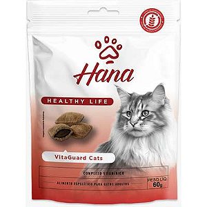 Petisco Hana Vitaguard Cats para Gatos 60 g