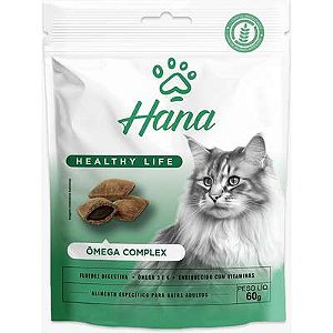 Snack Hana Healthy Life Ômega Complex para Gatos Adultos
