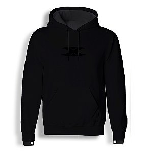 Moletom Texx Racing Preto E Preto Gg
