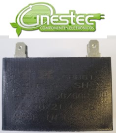 1,25UF X 450V  CAPACITOR DE PARTIDA / PERMANENTE QUADRADO CBB61