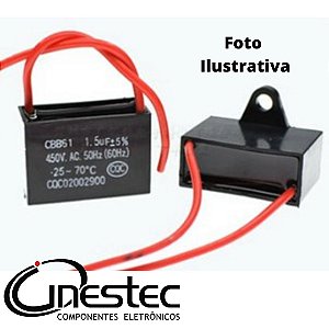 1,5uF x 450V CAPACITOR DE PARTIDA / PERMANENTE