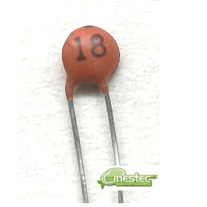 18PF X 50V  CERAMICO  CADA 10 PECAS